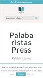 Mobile Screenshot of palabaristas.com