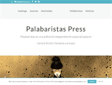 Tablet Screenshot of palabaristas.com